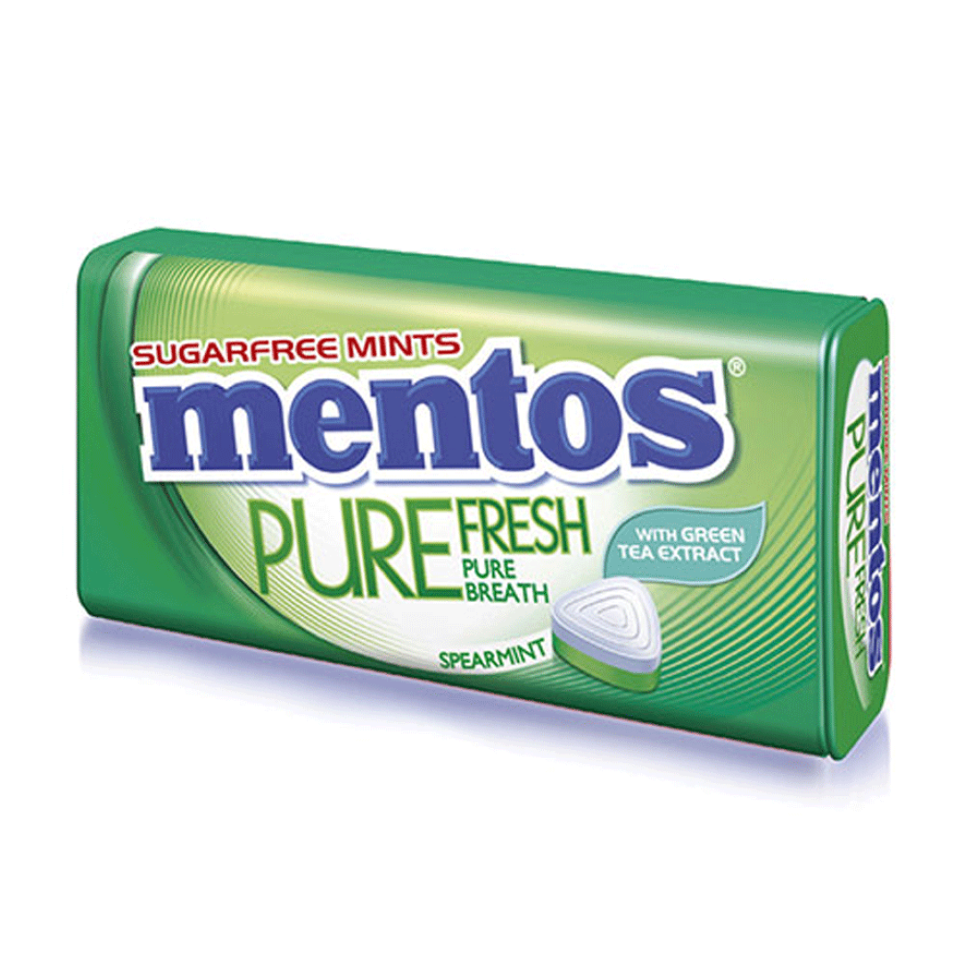 MENTOS PURE FRESH SPEARMINT SF 35G